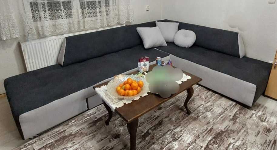 Ъглов диван  с функция сън