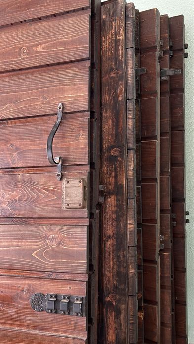 Obloane din lemn de brad stratificat pentru usa dubla si pt geamuri