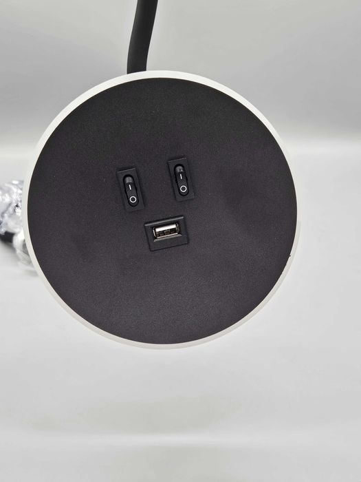 Модерен LED стенен аплик с USB порт и гъвкаво рамо за четене!ТОП цена!