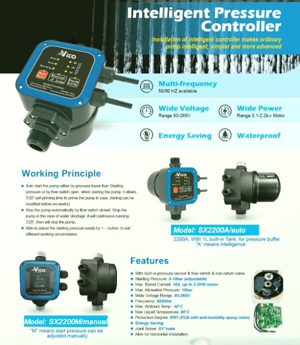 Електронен SMART Модул за Автоматично у-ние на всички ел. Водни помпи