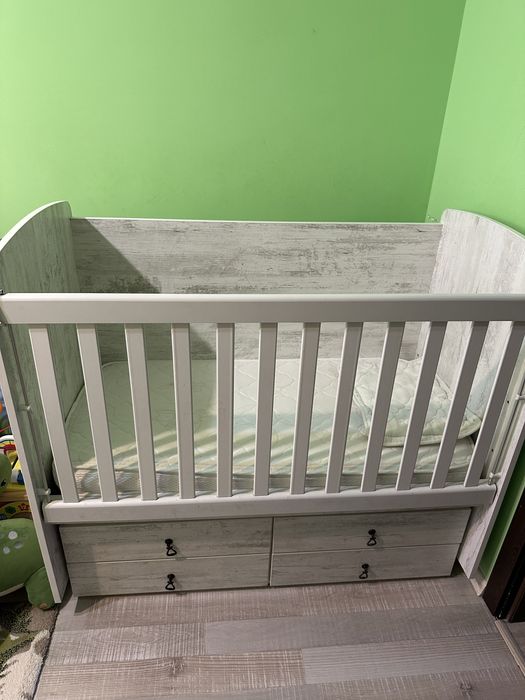 Бебешка кошара DezignBaby + Бебешко матраче Нани