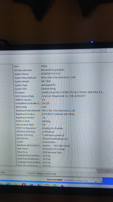 PC gaming i7 8700k , 16gb ddr4, rx 6600 8gb, ssd 500gb