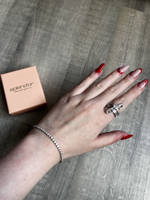 Brățară tennis argint 925 cu zirconii – Splend’or – nouă