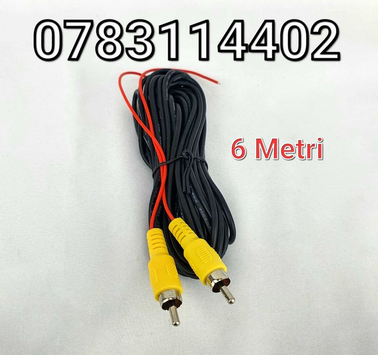 Cablu Video RCA-Camera marsarier-Cablu alimentare camera marsarier-6M