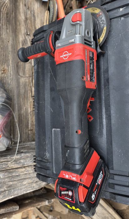 Flex milwaukee fhsag125xpdb cu acumulator de 5 sh