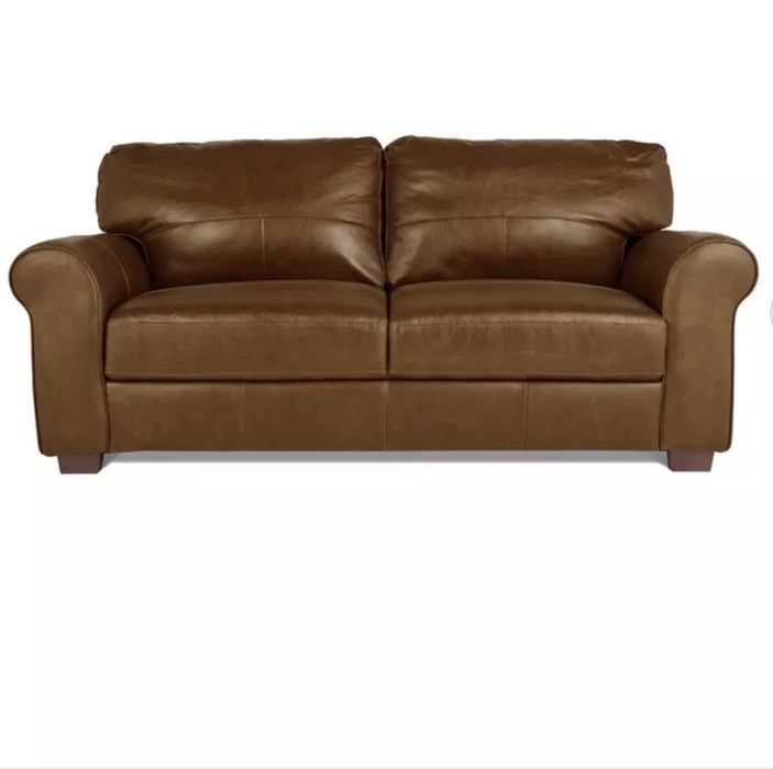 Canapea din piele cu 3 locuri Argos Home Salisbury -