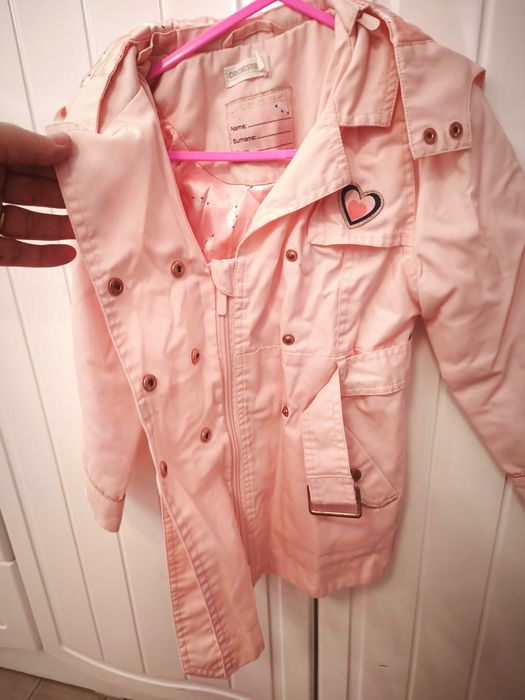 Детско розово яке