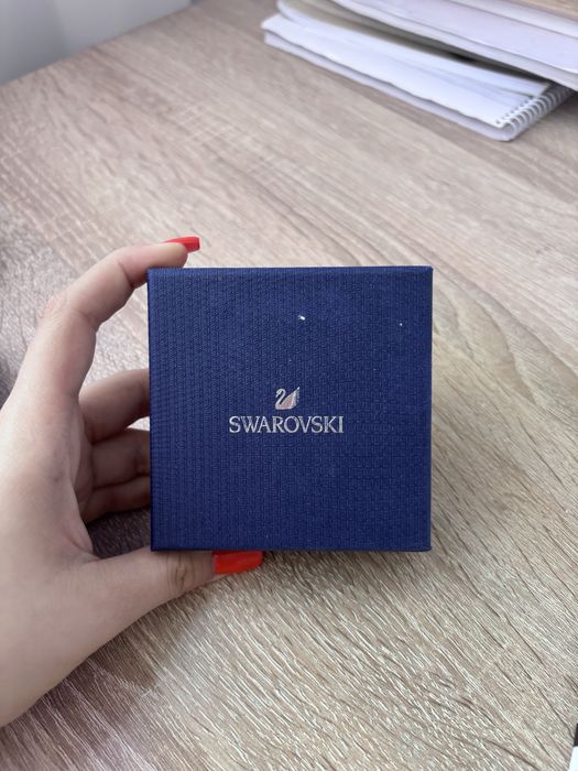 Сребристо колие Swarovski