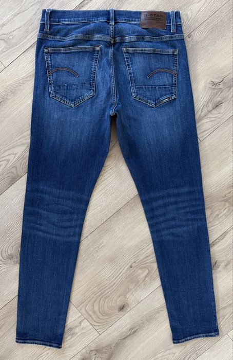 Blugi GSTAR Raw Slim Albastru Barbati | Marime 33 x 32 (Talie 84 cm)