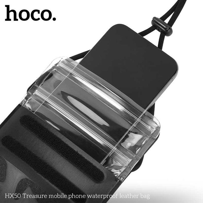 Hoco HX50 Treasure Водонепроницаемый кожаная чехол для iPhone 15 16