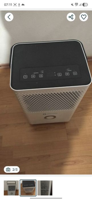 Dezumificator Aleco Air stare bună ca nou funcțional.