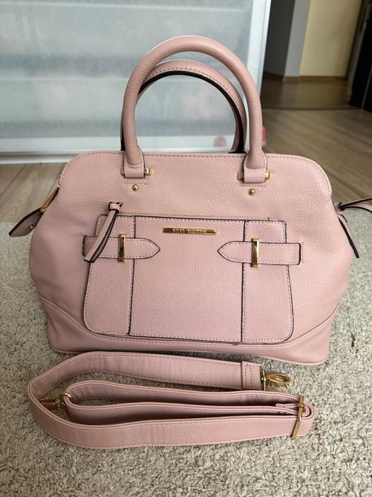 Дамска чанта Steve Madden в цвят розов руж