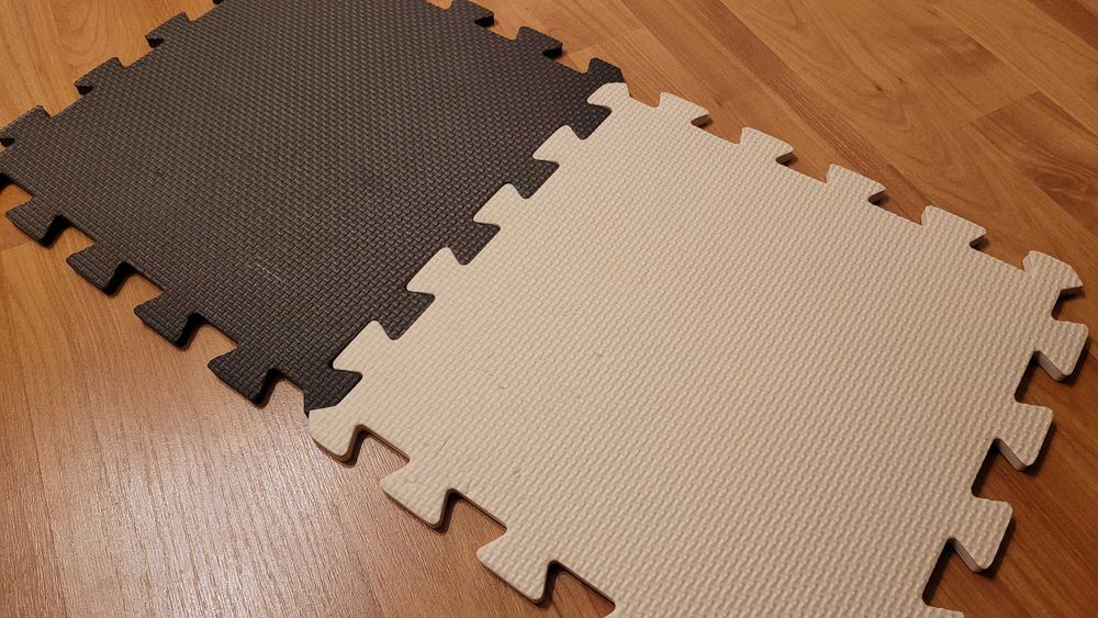 Covor puzzle din biscuiti de spuma, protectie, izolatie camera joaca copii, bebelusi - 140 buc/aprox 14 metri patrati