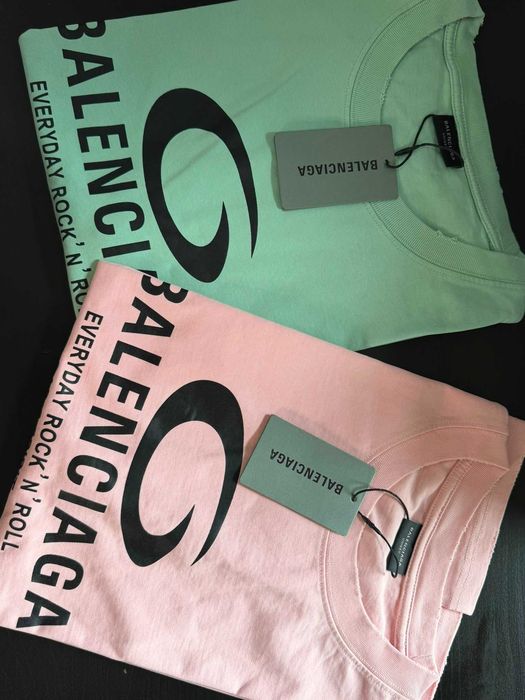 Tricou Balenciaga verde marimea L