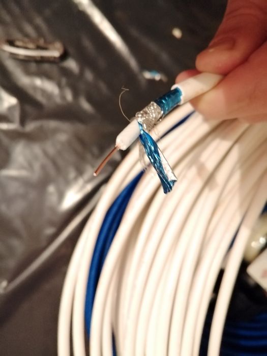 Vand 80m cablu coaxial triplu ecranat RG6/U - 75Ohm