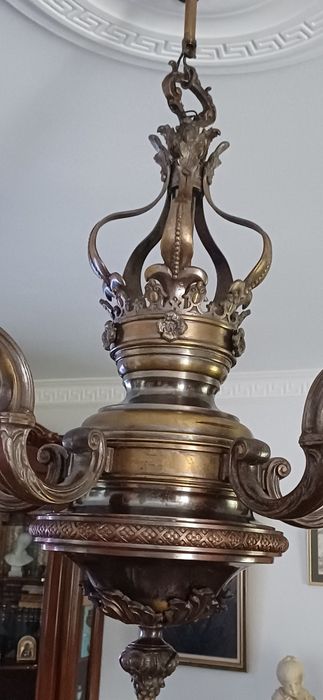 Lustră unicat din bronz