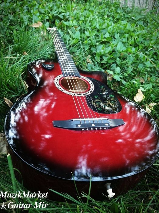 Гитара акустическая новые бренд сезона скидка 3 дня