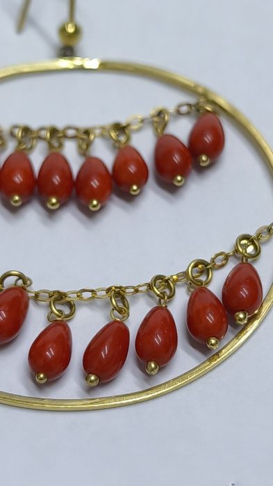 Серьги из жёлтого золота