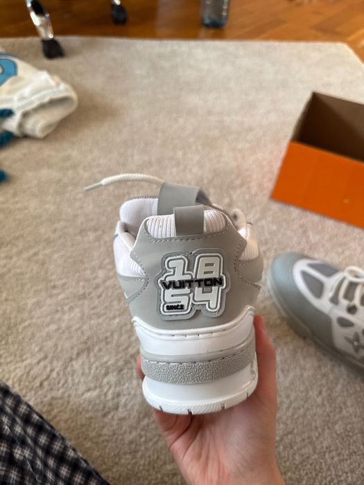 Adidasi Sneakers Louis Vuitton Grey Skate Edition