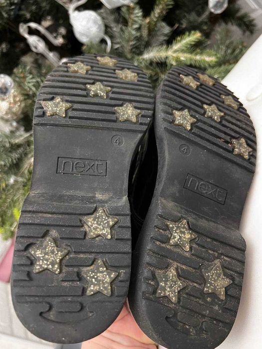 Кожаные лакированные туфли /лоферы /кеды NEXT, размер 37