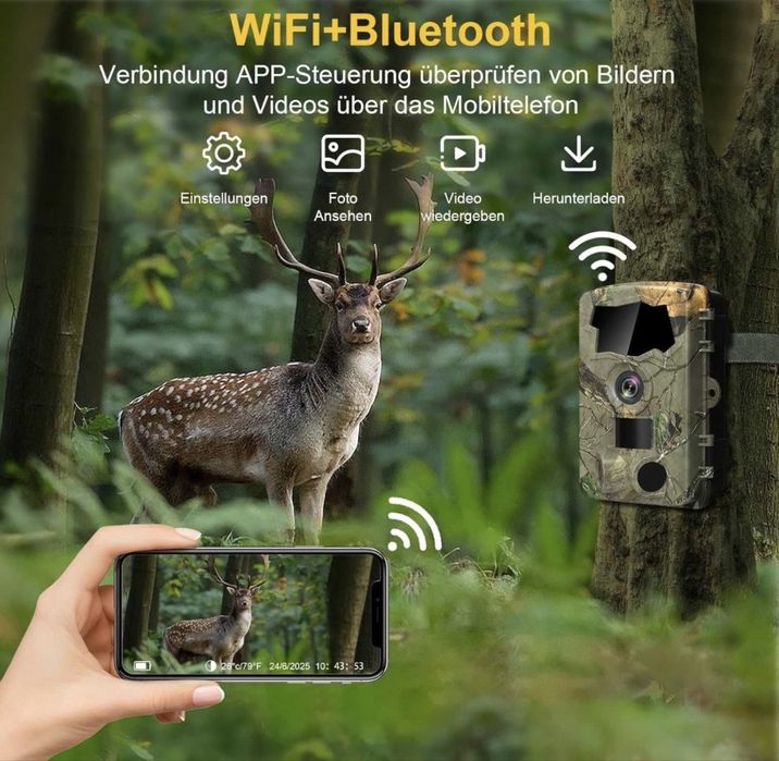 Lutranstra 5k Ultra HD Wi-fi ловна камера