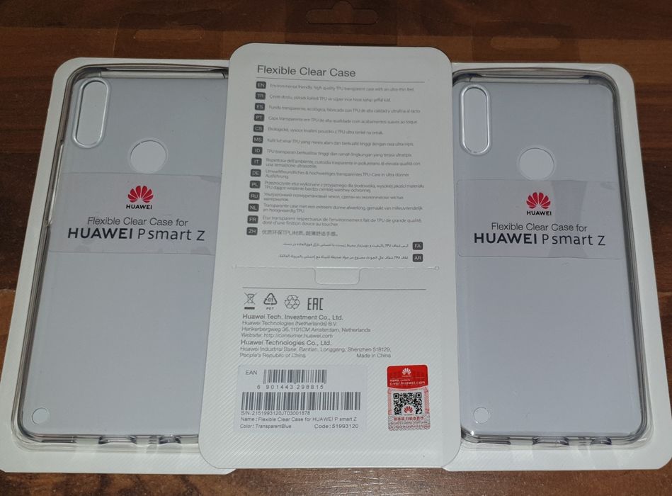 Husa silicon originala Huawei Flexible Clear Case P smart Z