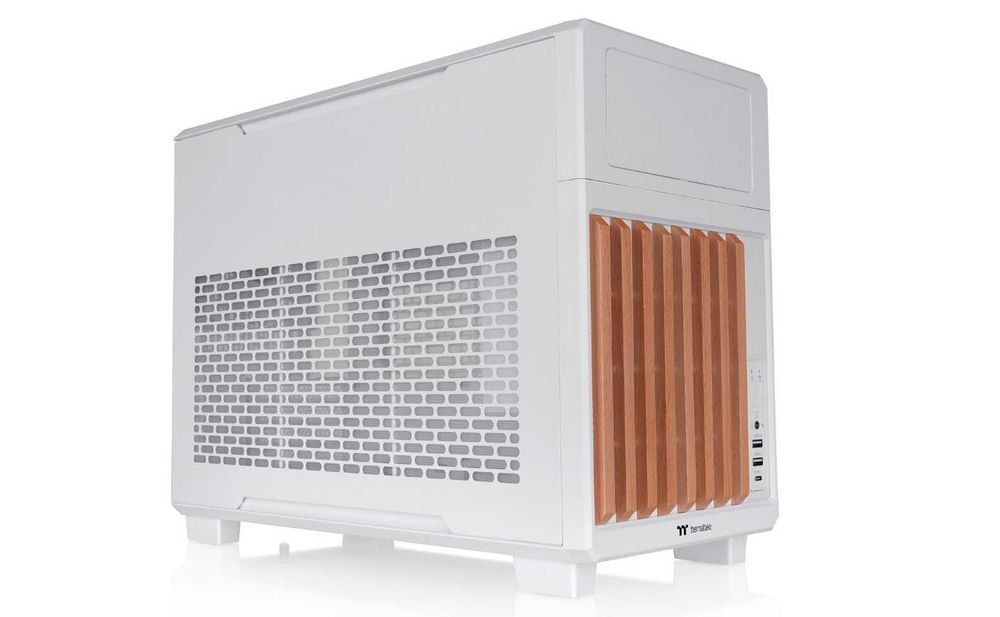 Компютърна кутия Thermaltake TR200 WS Wood Еdition BLACK/WHITE