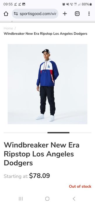 Jacheta New Era windbreaker LA XXL