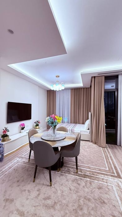 Двухкомнатная квартира посуточно | Tashkent City Nest One | 12 этаж