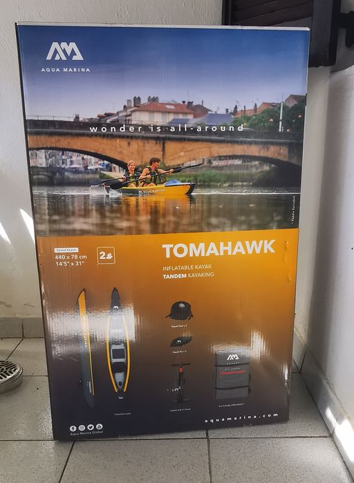 Каяк AQUA MARINA tomahawk  почти нов