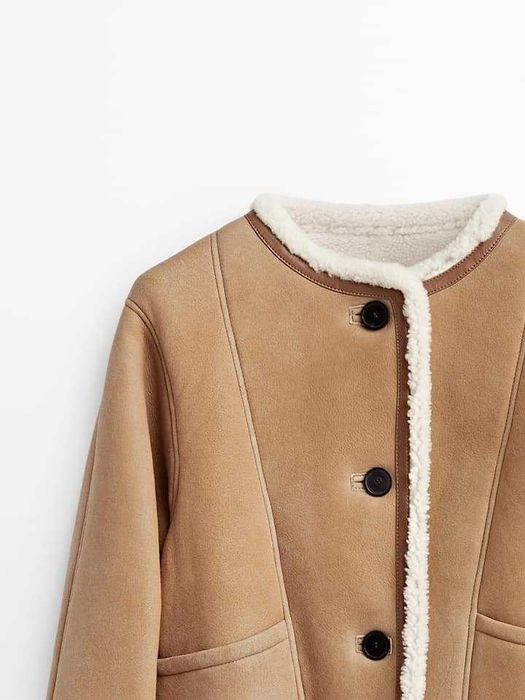 Cojoc scurt Massimo Dutti, reversibil