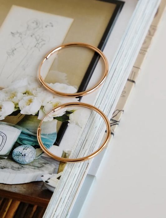 Золотые серьги конго новые