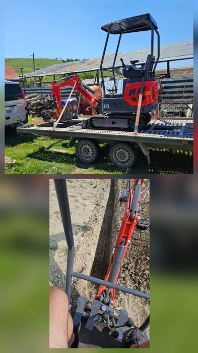 Inchiriez / execut lucrari cu mini - excavator