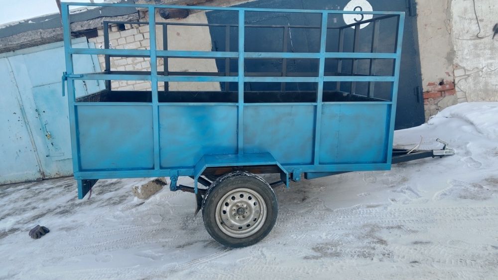 Жаңадан жасалған прицеп сатылады