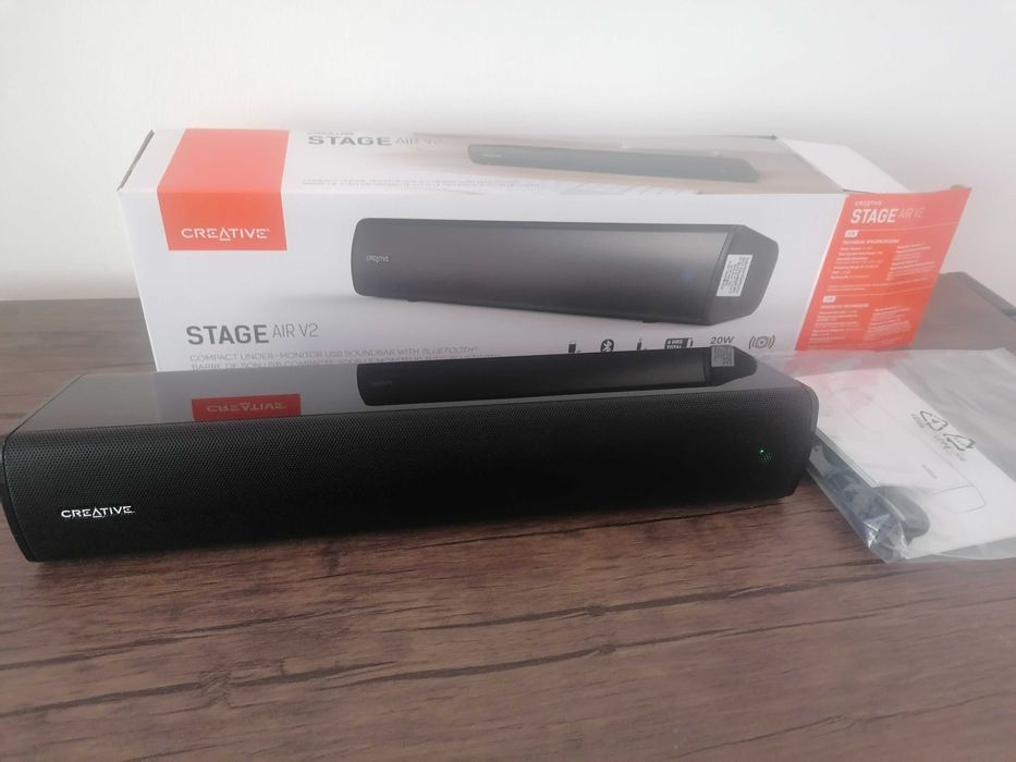 Creative STAGE AIR V2 Soundbar - USB type C, Aux in, Bluetooth 5.3, 20W peak power, Baterie 6h