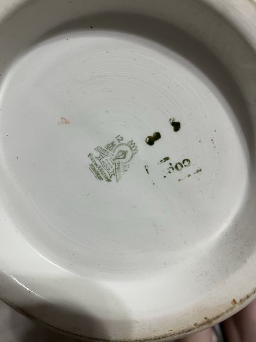 Столовый сервиз СССР, фарфор, васильки