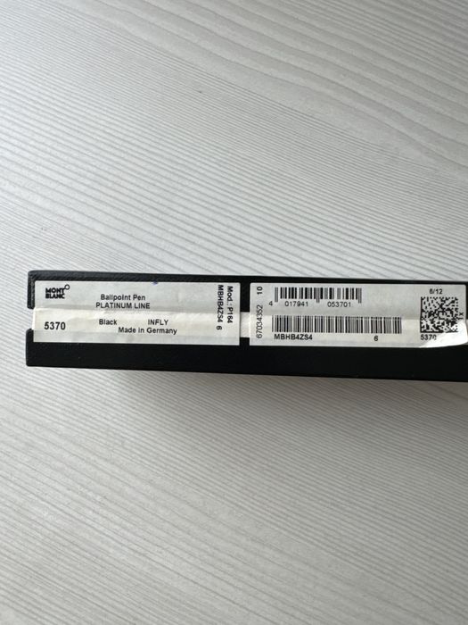 Mont Blanc Ballpoint Platinum line.