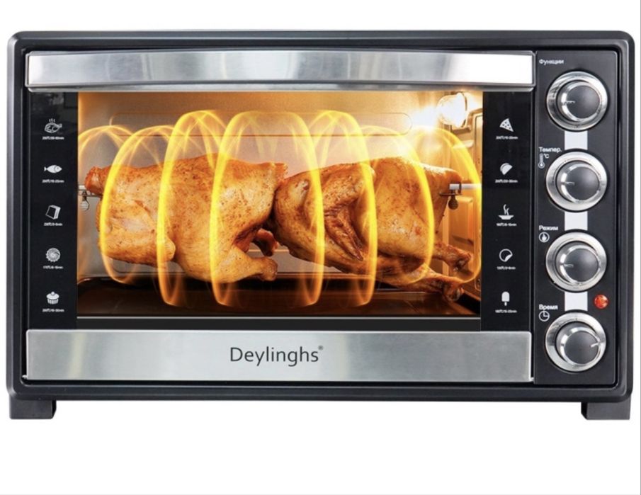 Настольная электропечь Deylinghs HD-60L01 черный.