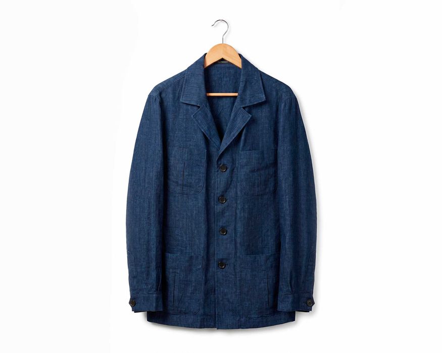 Suitsupply 100% Ленено мъжко сако размер 50 / L