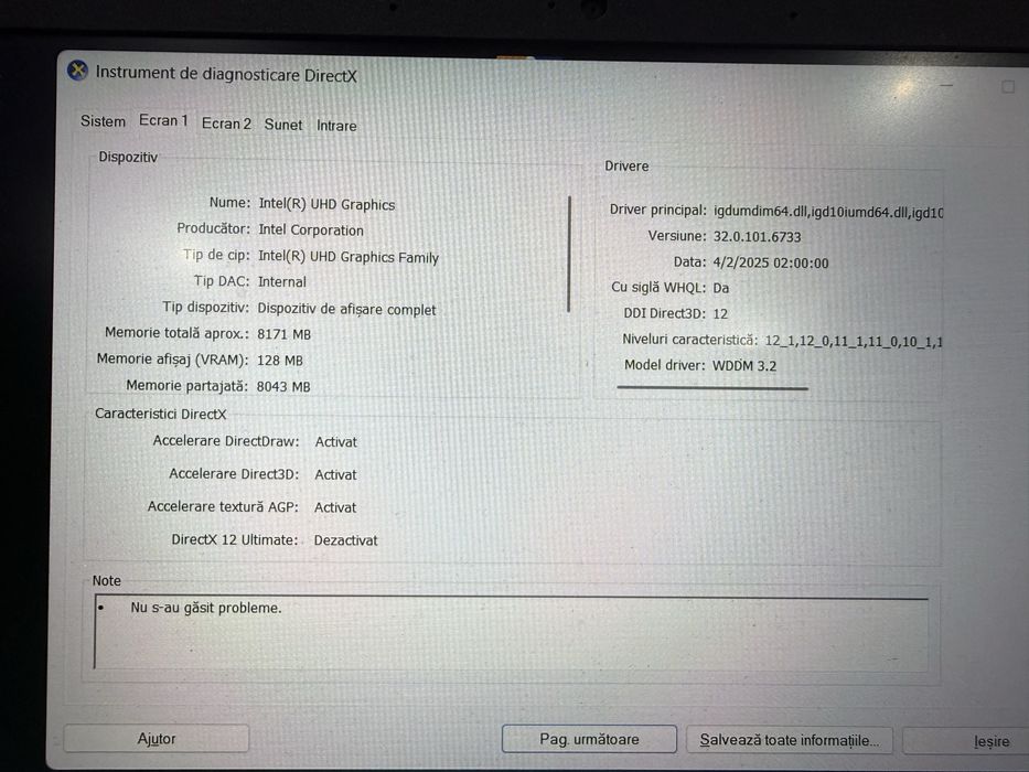 Vand/Schimb laptop gaming Acer Nitro V15