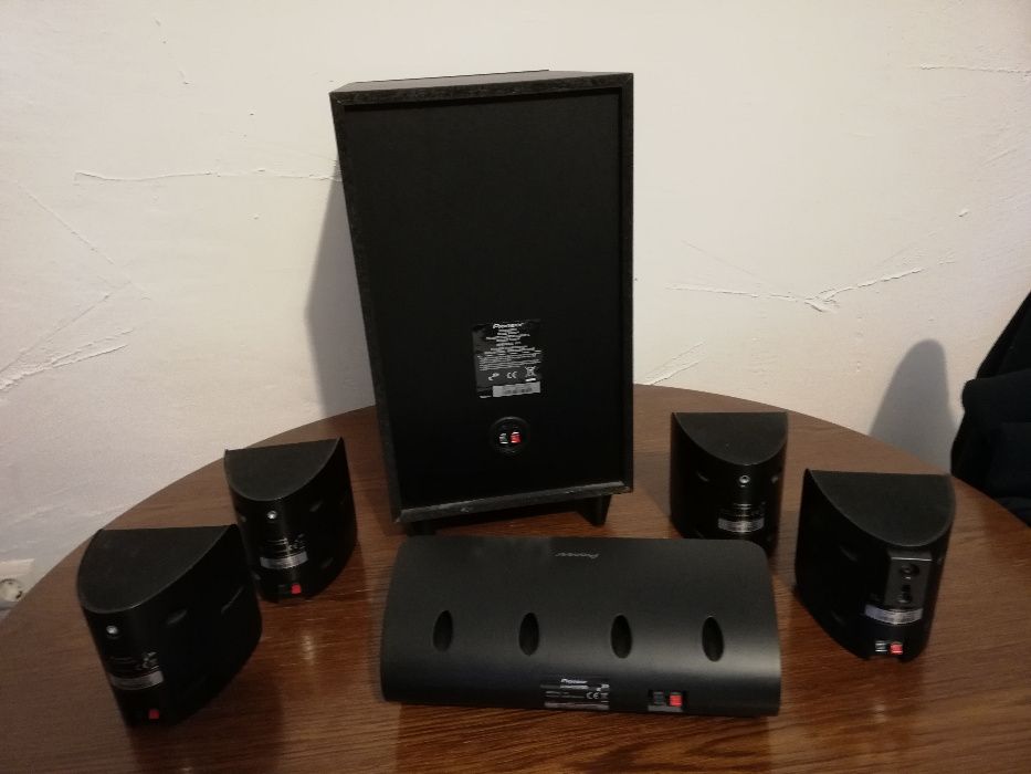 Sistem Boxe PIONEER S-11A-P/S-22W-P (Subwoofer + 5 sateliti) - 6 Ohm