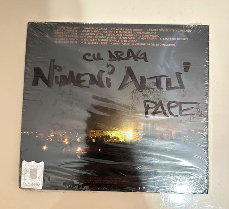 CD Nimeni Altu – Nopți Prea Lungi (sigilat si semnat)