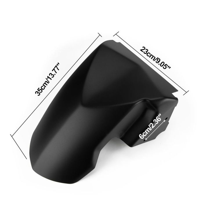 Aripă spate fender pentru Yamaha TMAX 530/560 2017–2024 protector – Negru mat