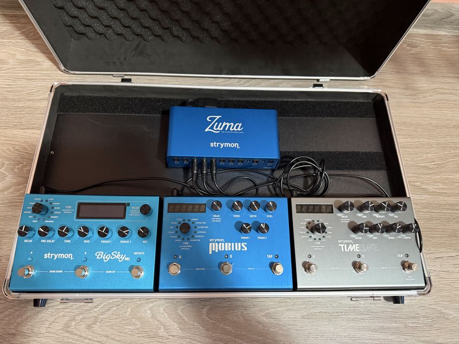 Педалборд Strymon (стоимость в описании).