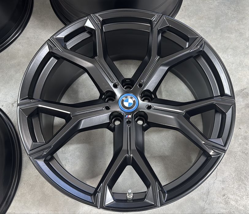 Jante Bmw X5 X6 R21 G05 G06 Originale 741M Negru Mat