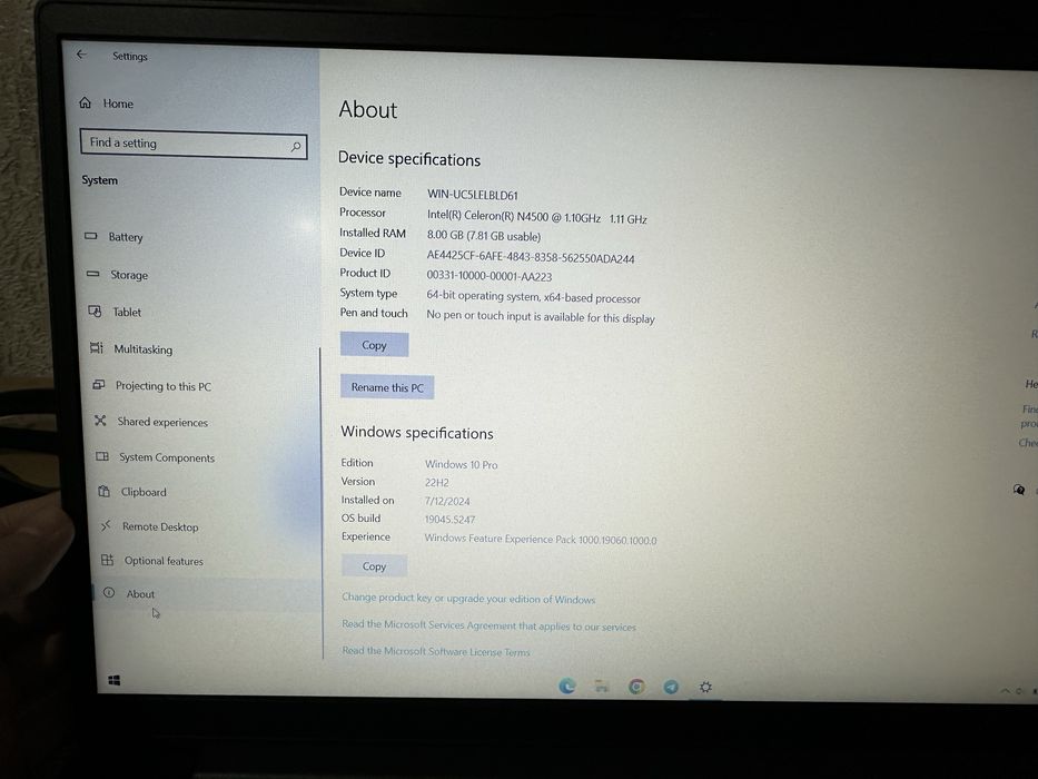 Ноутбук| Lenovo v15 G2| 8/256 GB | Srochno!!