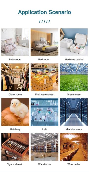 Tuya Smart Zigbee Сензор за температура и влажност с LED