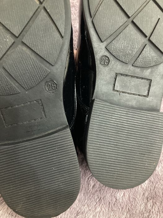 Туфли черные для мальчика, р 28