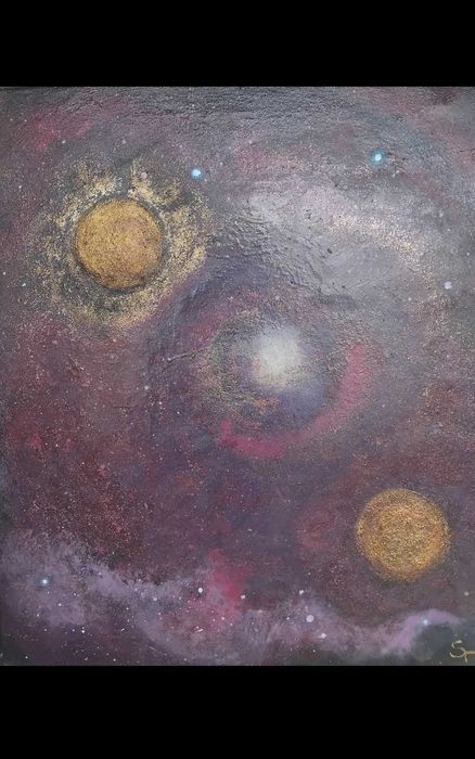 Tablou pictat frumos Stele / Stars