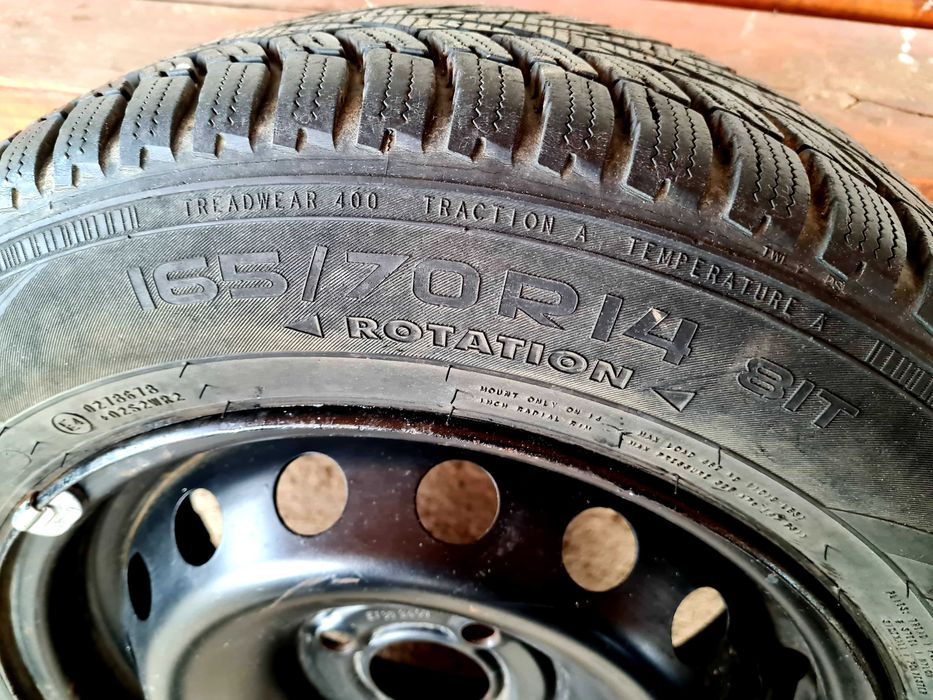 Vand roti (4buc) cauciuc iarna M+S Nokian 165/70 R14 81T